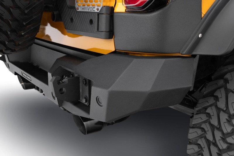 Ford Bronco Bumper - Rear - Go Rhino - Trailline - Textured Black - `21-`26